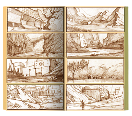 Environmental Storyboard Illustrations