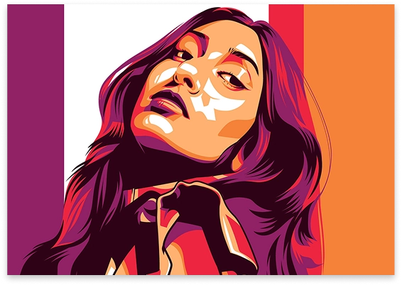 stylised illustration